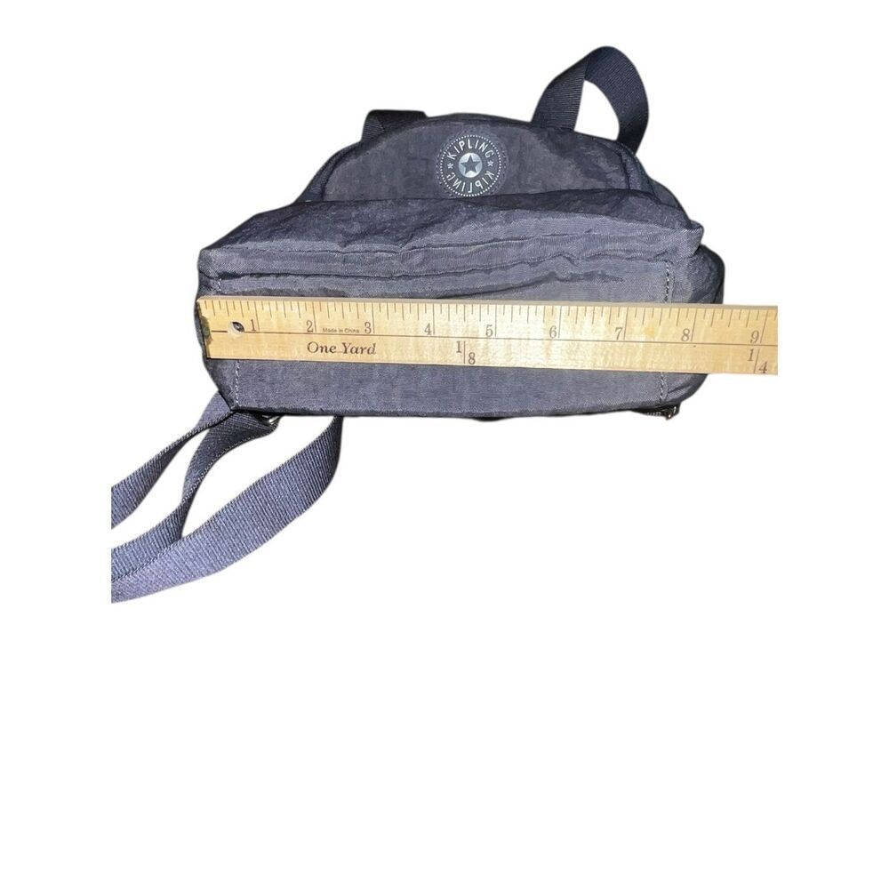 Kipling Paola deep stone gray small backpack travel school career - Picture 7 of 7